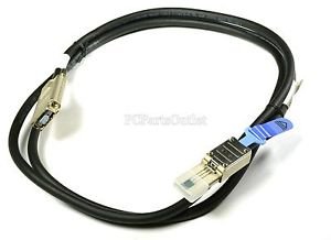 HP 408772-001 SAS 4X to Mini-SAS 4X Cable – 3Gb, 2.0m (6.6ft) Long