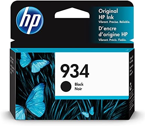 HP 934 Black Ink Cartridge | Works with HP OfficeJet 6810; OfficeJet Pro 6230, 6830 Series | C2P19AN